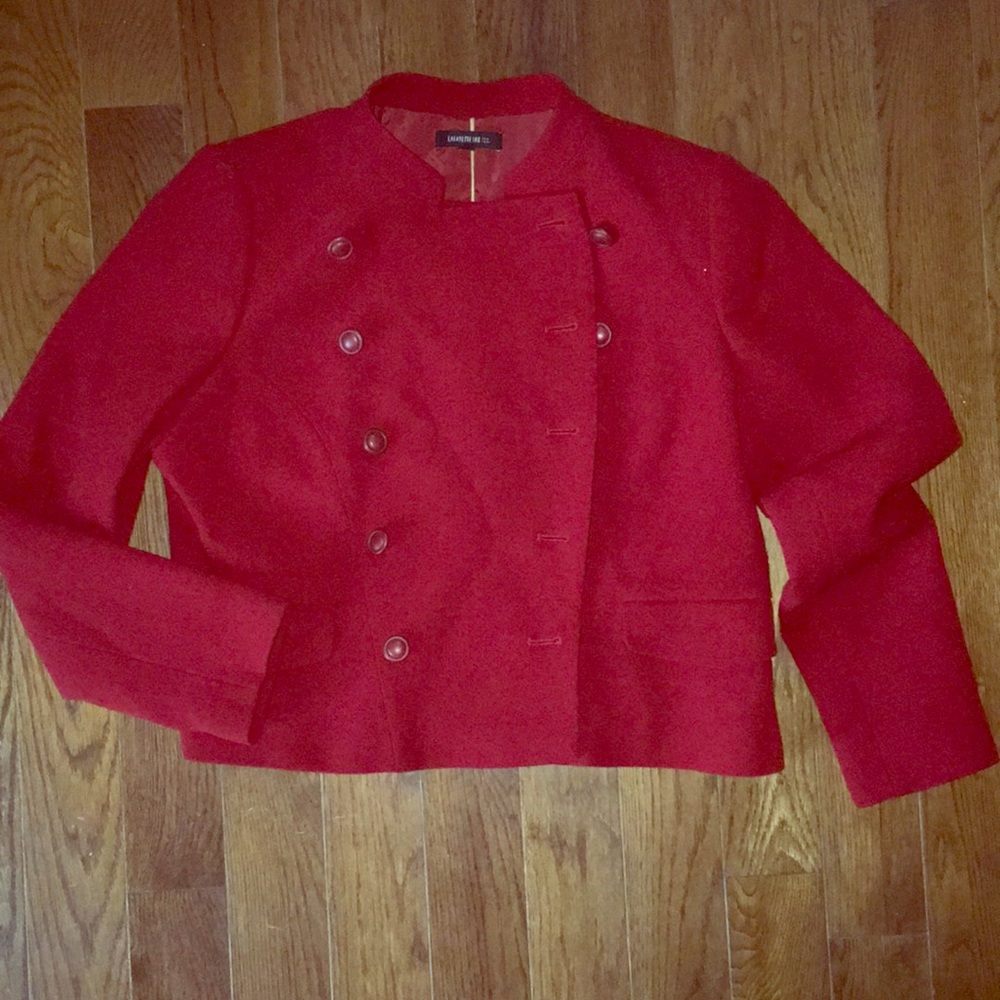 Lafayette 148 double breasted blazer!